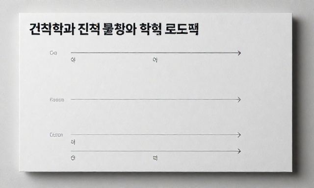 건축학과 관련 이미지 - 건축학과 진학을 고민하는 분들을 위한 현실적인 조언과 학습 로드맵
